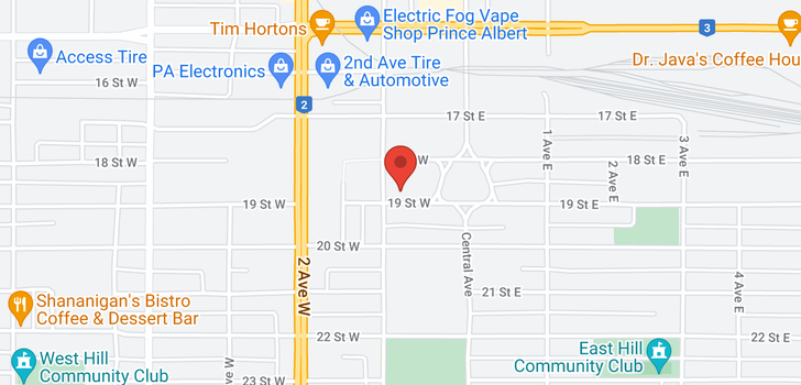 map of 304 66 19th ST W